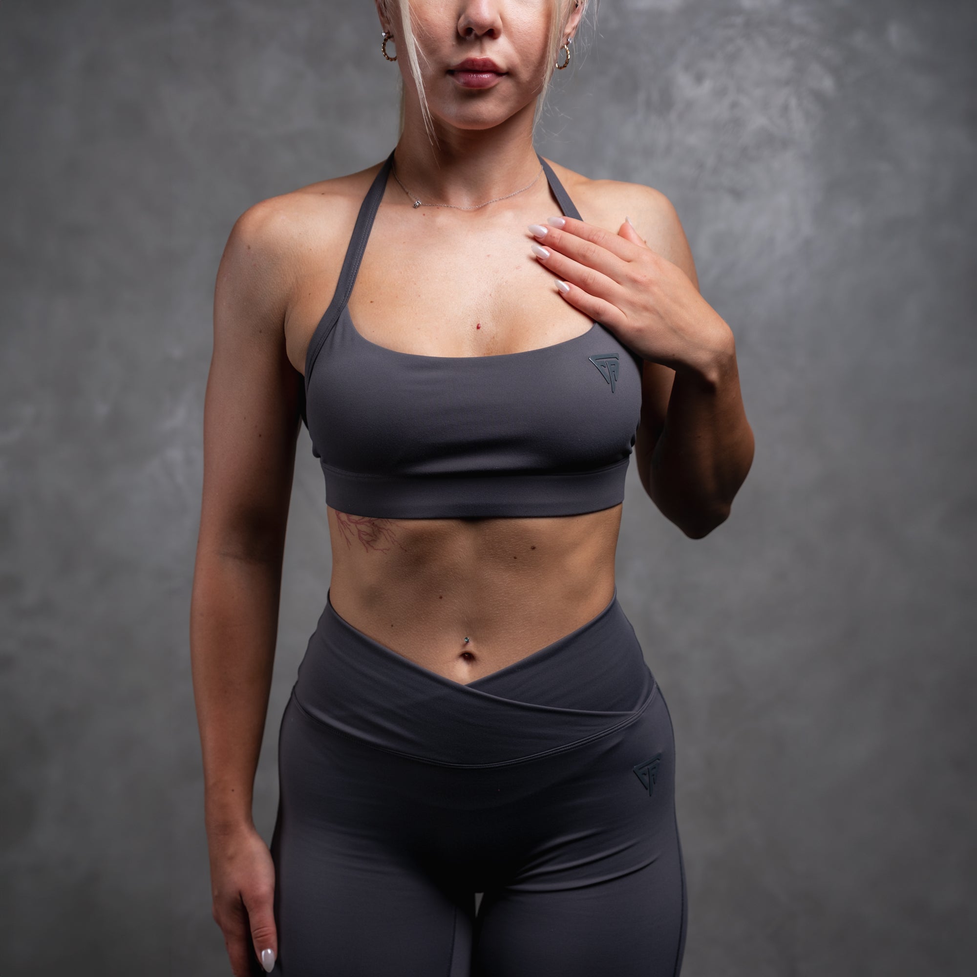 IGNITE Halter Bra <br>No slip. No bounce. Just burn