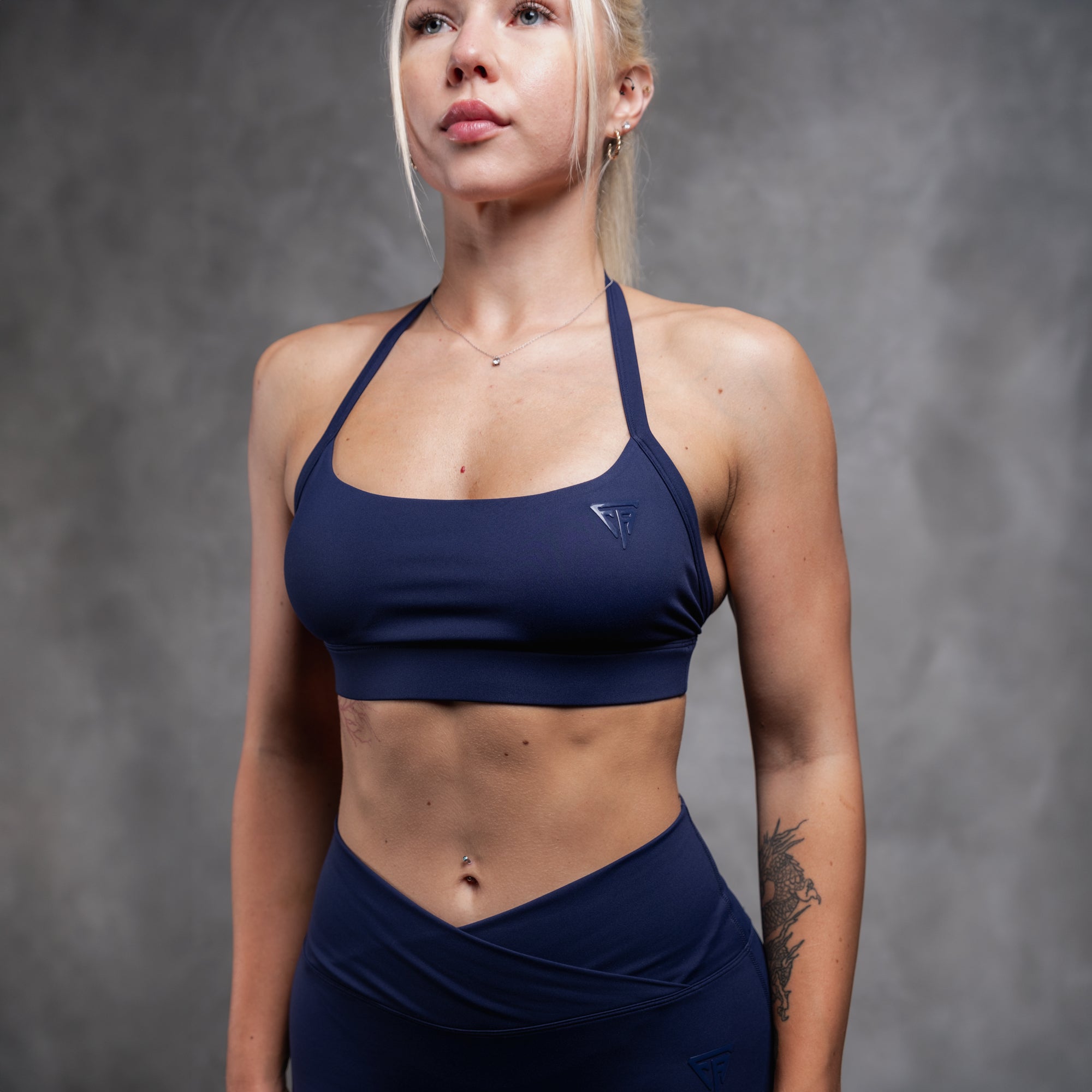 IGNITE Halter Bra <br>No slip. No bounce. Just burn